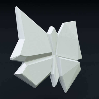 Гипсовая 3D панель - Бабочка