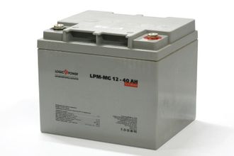 Аккумулятор мультигелевый LogicPower 40 Ач 12 Вольт AGM АКБ LPM-MG 12-40 AH