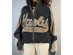 Толстовка oversize на замке "Стиль"