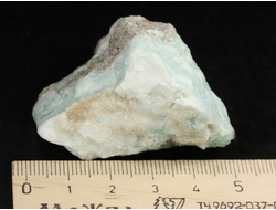 Арагонит голубой, необработанный, образец, Африка (46*44*30 мм, 58 г) №38073