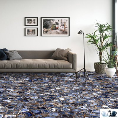 Керамогранит Staro Palacio Rock Azul 60х120 см глянцевый high gloss