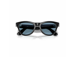 Умные очки Ray-Ban Skyler (Gen1), линзы Cerulean Blue, оправа Shiny Black (150-52)
