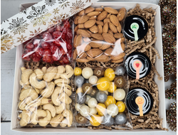 Набор орехи и мед Снежинки