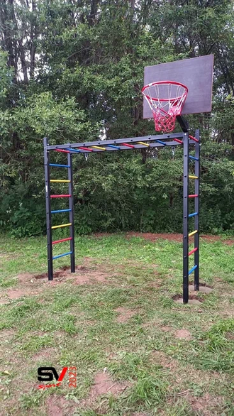 Уличная шведская стенка  рукоход 524K