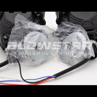 Билед модули Aozoom A15 24 вольта, 3.0 дюйма, 2 чипа, 5500K, 24V, 58W/65W, крепление 3R и съемное гаечное