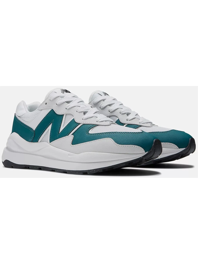 New Balance 574 Leather White Green