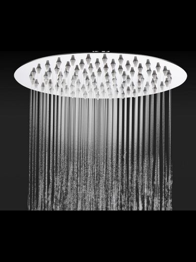 Лейка тропическая для душевой кабины нержавеющая 15 20 25 см диаметр