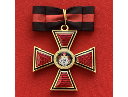 Орден Святого Владимира 2-й степени, с бантом из муаровой ленты. Полноразмерная копия LUX! Лот № 75.