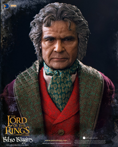 Старый Бильбо Бэггинс ("Властелин Колец") - КОЛЛЕКЦИОННАЯ ФИГУРКА 1/6 THE LORD OF THE RINGS SERIES: Bilbo Baggins (LOTR31) - ASMUS TOYS