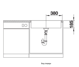 Мойка Blanco ZEROX 700-IF/A с отв. арм. InFino, Durinox