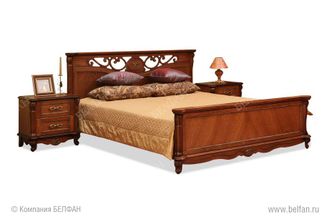 Кровать Алези (Alezi) 140 высокое изножье, Belfan