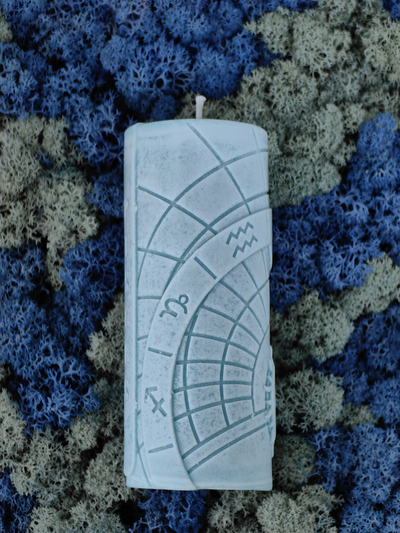 Свеча зодиакальная "Рыбы" стихия воды