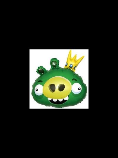 Шар 38"/81 см Angry Birds "Король свиней"