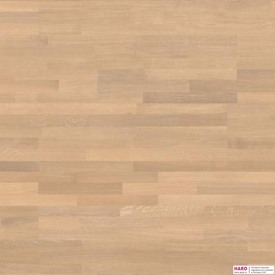 Паркетная доска Haro Дуб Пуро Белый Эксквизит 531686 3-пол масло