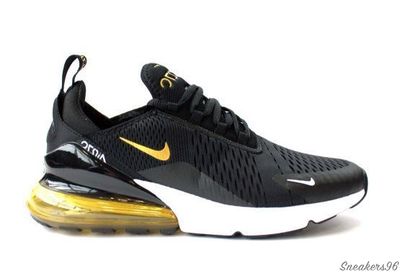 Nike Air Max 270 Черно-золотые Мужские (40-45)