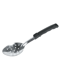 Ложка гарнирная для раздачи перфорированная с пластиковой ручкой 28 см, нержавеющая сталь