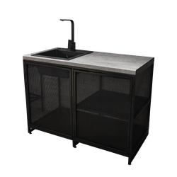 (КХ0100) Стойка с для кухни с вырезом под раковину