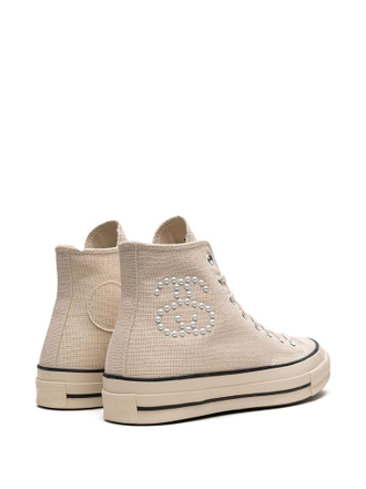 Converse x Stüssy Chuck 70 High Fossil Sneakers