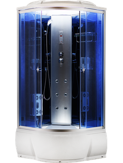 Душевая кабина AquaCubic 3302A blue mirror