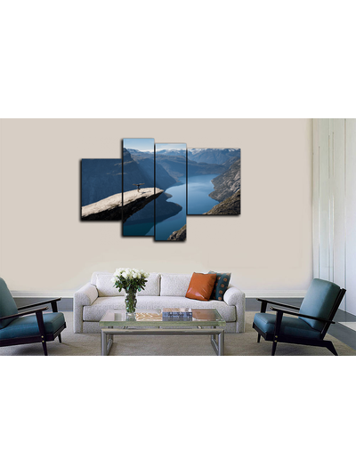 Модульная картина "Акробатика на природе"