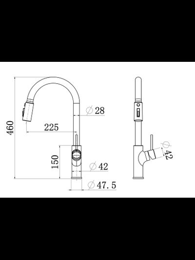 Смеситель LM2171 Black