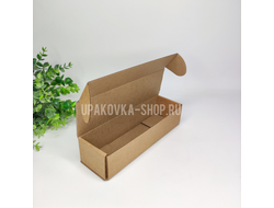 Коробка с откидной крышкой 200*60*45 мм БУРЫЙ