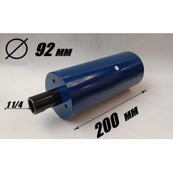 Коронка HSS диаметр 92 мм глубина сверления  200 мм  + переходник на резьбу 1 1/4