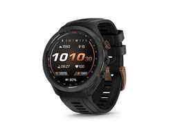 Garmin Approach S70 47mm Bronze Bezel with Black Silicone Band (010-02746-74)