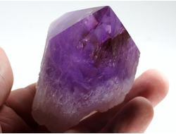 Аметрин, аметист, кристалл полированный со спиленным основанием, Бразилия (73*49*45 мм, 198 г) №37663