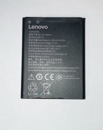 АКБ для Lenovo для Lenovo A390, A319, A376. A368, A500, A60, A65 (BL171) (комиссионный товар)