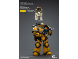 Знаменосец Имперских Кулаков (Warhammer Horus Heresy) - КОЛЛЕКЦИОННАЯ ФИГУРКА 1/18 Imperial Fists Legionary with Legion Vexilla (JT9053) - JOYTOY