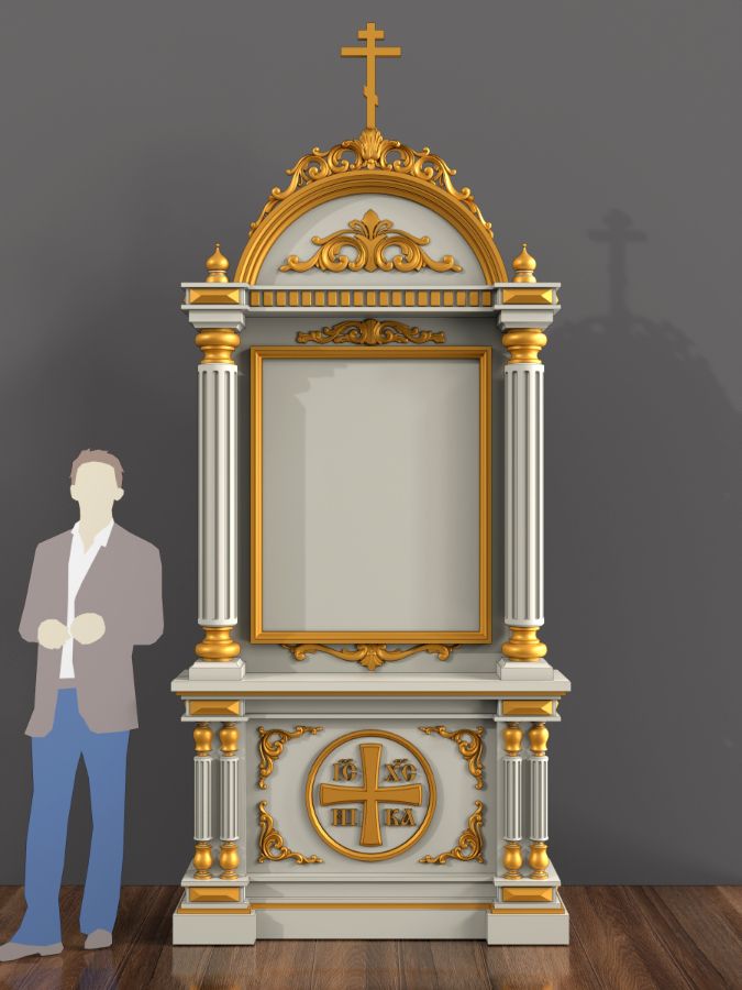 3d модели напольных киотов