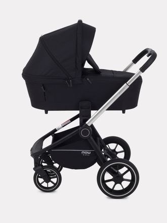 Коляска 2в1 MowBaby Zoom Silver Black