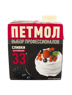 Сливки Петмол 33% 500 мл