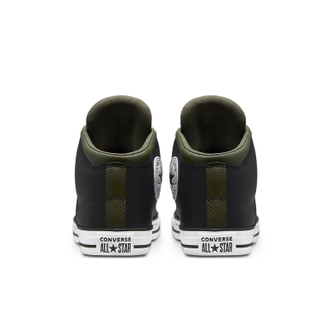 Зимние кеды Converse All Star Street Top черные