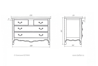 Комод "Шенонсо", Belfan купить в Краснодаре