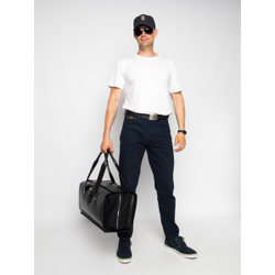 Кожаная дорожная сумка Gavardo Premium black (арт. 
4043-51)