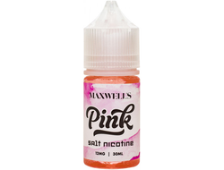 MAXWELLS SALT (12 MG) 30ml - PINK (ОХЛАЖДЕННЫЙ МАЛИНОВЫЙ ЛИМОНАД)