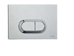 VitrA Панель смыва Loop O металлическая антивандальная для инсталляций, 740-0940