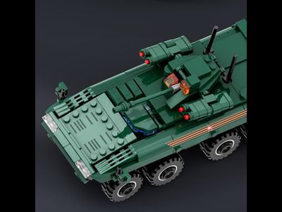 Российский бронеавтомобиль Бумеранг VPK-7829 Wange 3516