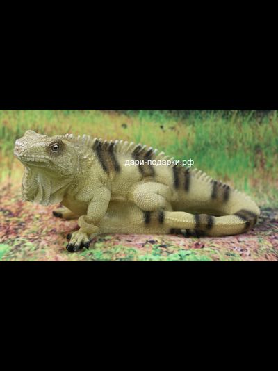 Ящерица 12*26см  полистоун Россия 972//012534