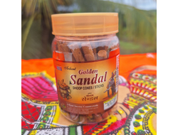 Натуральные ароматические благовония безосновные (палочки 200 грамм) "Golden Sandal" ЭКСКЛЮЗИВНЫЕ ВОЛШЕБНЫЕ благовония ручной работы , направленные на очищение и энергетическое восстановление