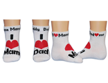 Носки "I love Mam/Dad" (181и)