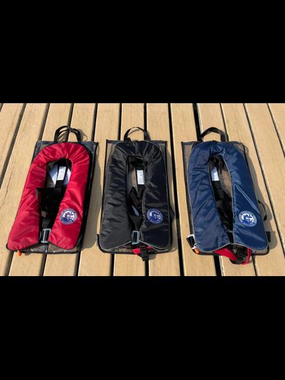 Жилет надувной автоматический Мореман Комфорт, 150 N, красный