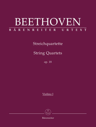 Beethoven. Streichquartette op.18  Stimmen