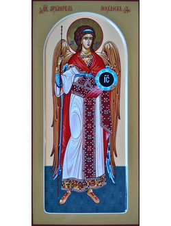 Михаил Архангел, Святой Архистратиг. Рукописная мерная икона.