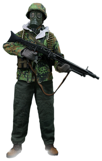Немецкий пулеметчик - КОМПЛЕКТ ЭКИПИРОВКИ 1/6 WWII SS MG42 Machine Gunner Equipment Set AL100016A - ALert Line (БЕЗ ТЕЛА И ГОЛОВЫ)