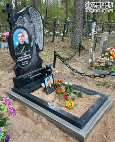 Памятник военному сво на могилу мужчине эксклюзивный  294