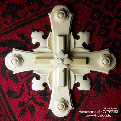 Резьба по дереву, крест