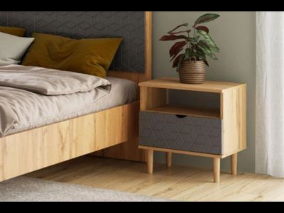 Спальня Денвер дуб вотан/графит